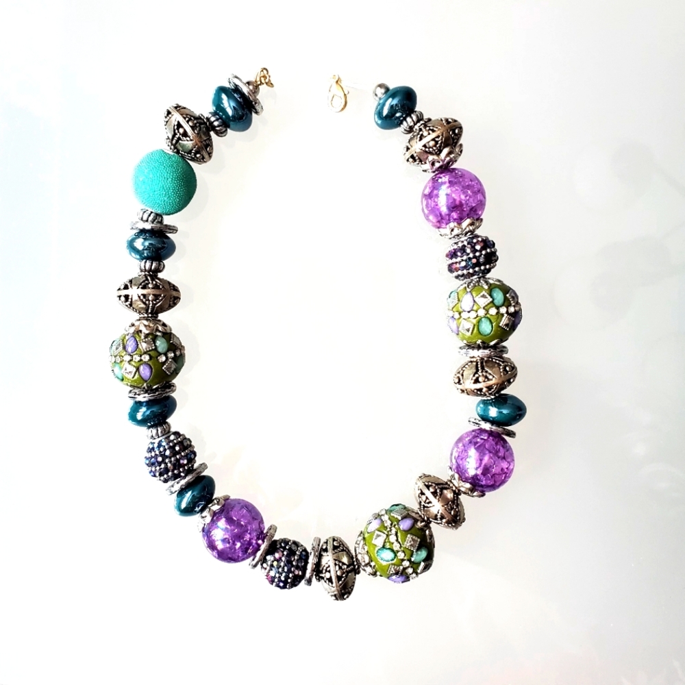 Handmade Colorful Beaded Necklace